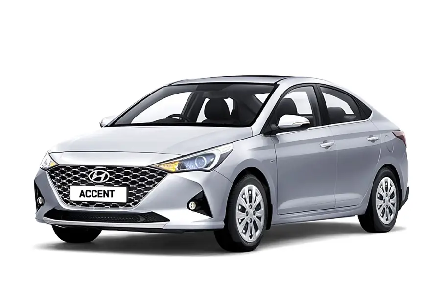 Louez la Hyundai Accent Automatique chez Dori Cars – Location de voiture fiable et économique à Agadir, Maroc. Profitez du confort et de la conduite fluide.