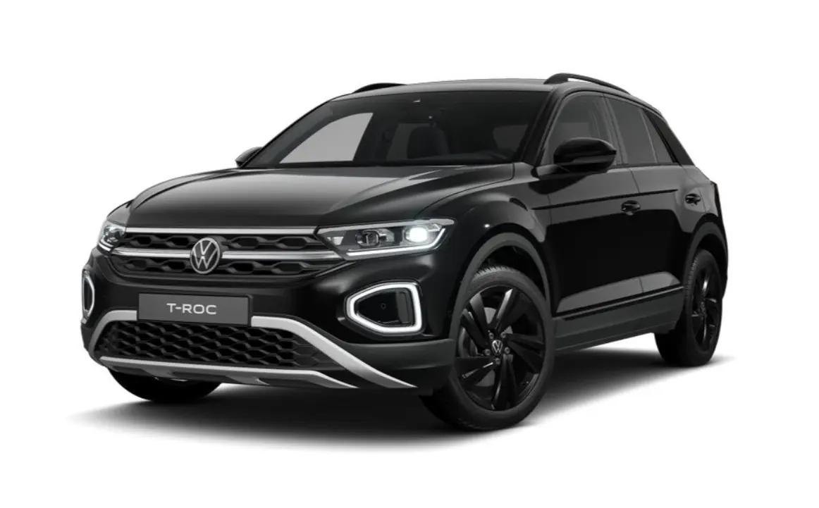 Louez le Volkswagen T-Roc chez Dori Cars – SUV moderne et performant à Agadir, Maroc. Parfait pour une conduite dynamique sur toutes les routes.